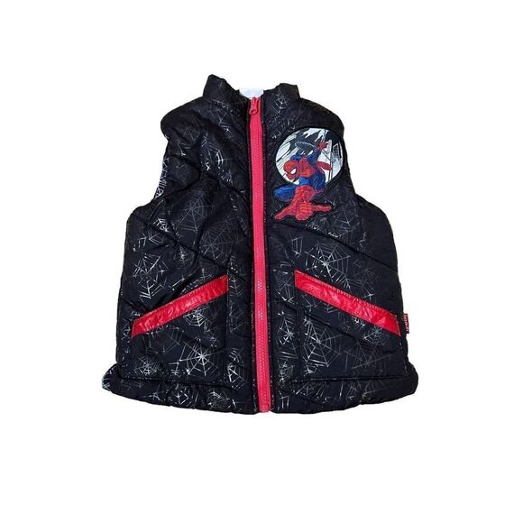 Disney Store Spider-Man Vest - Marvel Vest Zip Up - Picture 1 of 8